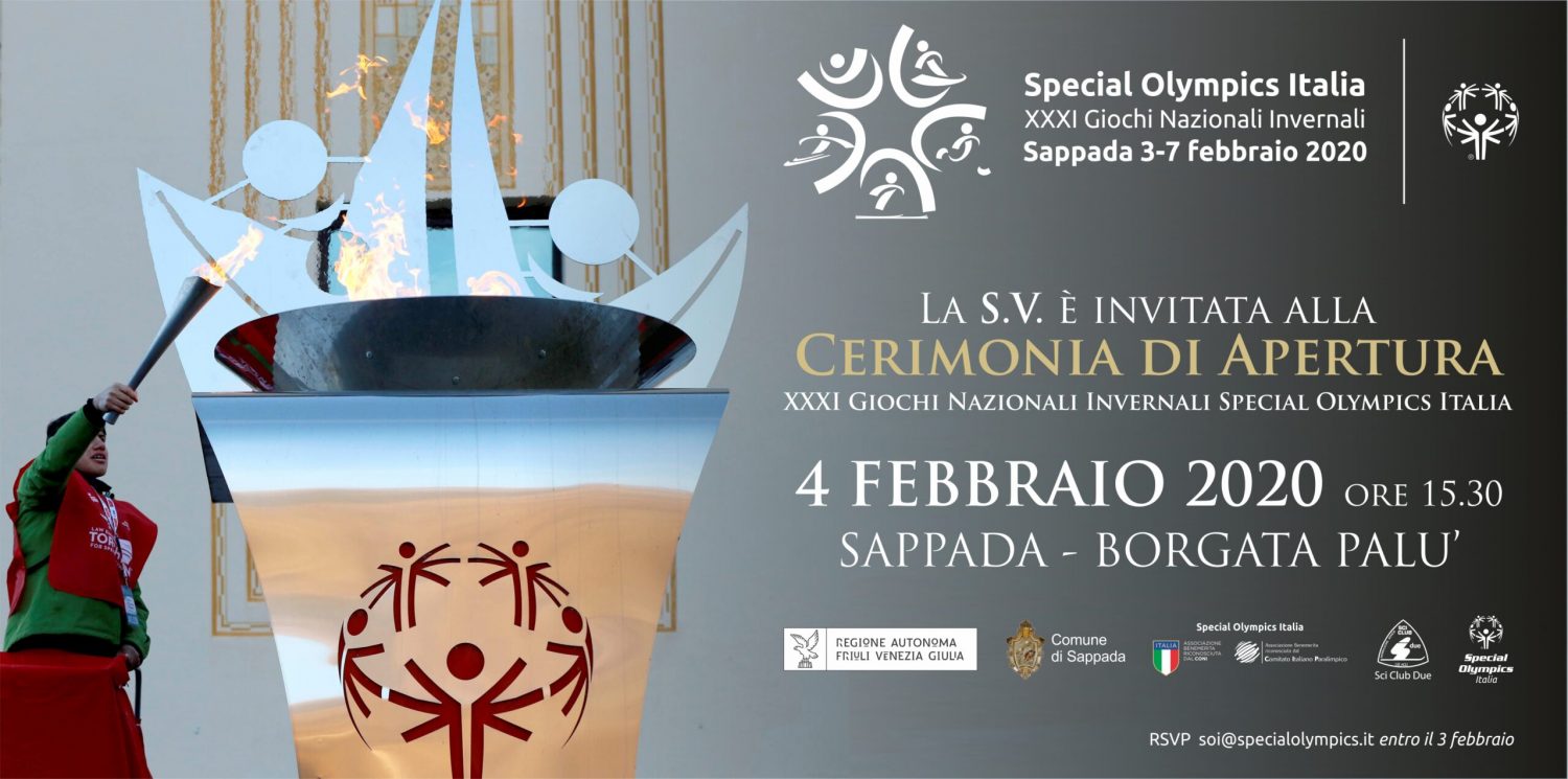 A Trieste parte la Torcia Olimpica per i XXXI Giochi Nazionali Invernali Special Olympics di Sappada